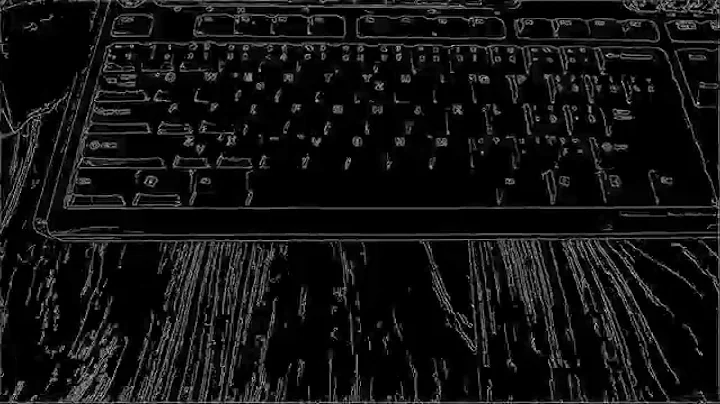 Real-time Canny edge detection using OpenCV and CUDA