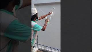 wall painting masking tape design viral video