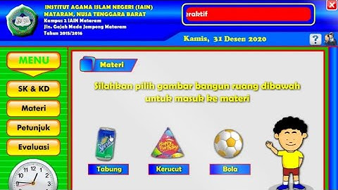 Media Interaktif - Bangun Ruang Sisi Lengkung (BRSL) || Fabijaya FJ