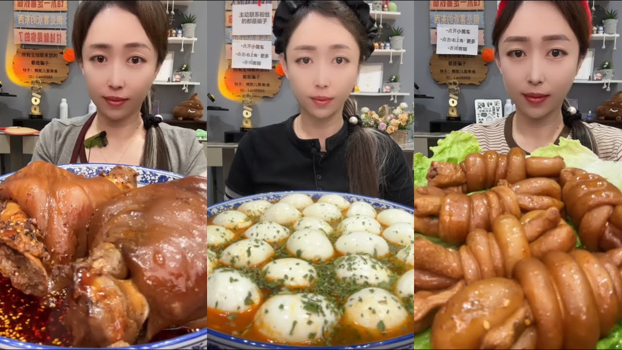 【MUKBANG】SPICY BRAISED PORK BELLY | EATING SHOW | CHINESE FOOD | 食べる|吃播 #咀嚼音 #food #mukbang #foodie