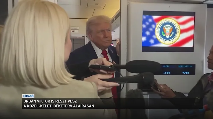 Orbán Viktor is részt vesz a közel keleti béke aláírásán