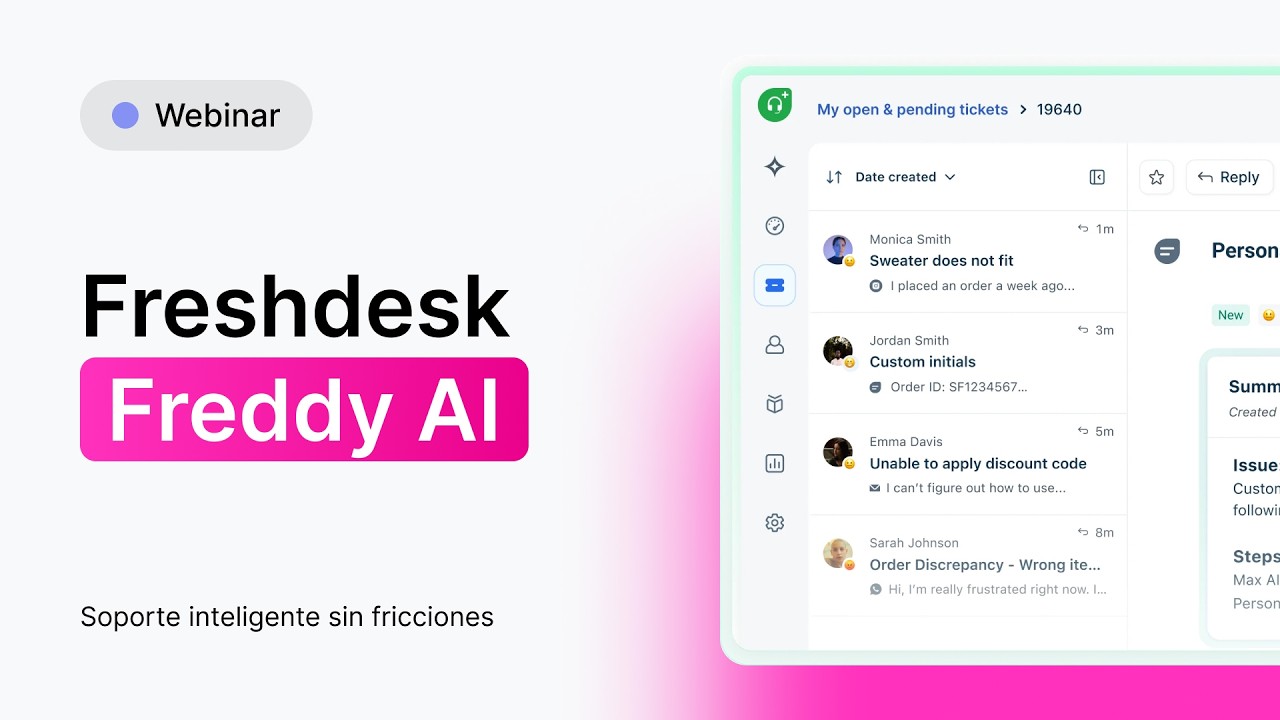 Soporte inteligente sin fricciones con Freshdesk y Freddy AI Agent | GB ...