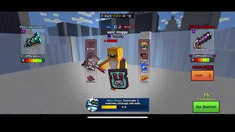 1v1 with my brother | Pixel Gun 3D