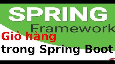 Spring Boot - Assignment (p2) - Xây dựng Giỏ hàng trong Spring Boot