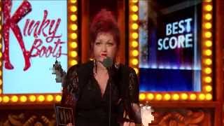 Cyndi Lauper's Tony Award Acceptance Speech for Kinky Boots