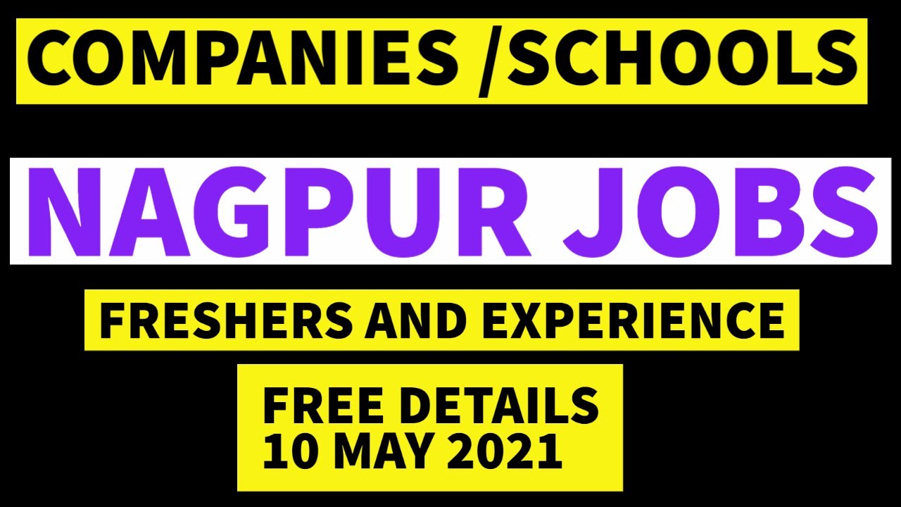 jobs in nagpur // current jobs in nagpur // nagpur me jobs in school