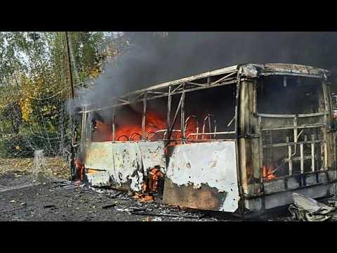 Ucrânia: ataque russo a dois autocarros em Donetsk mata 30 e fere 18
