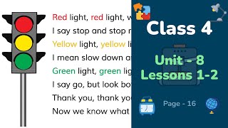 Class 4 English | Unit 8 | Lessons 1-2 | Traffic Lights