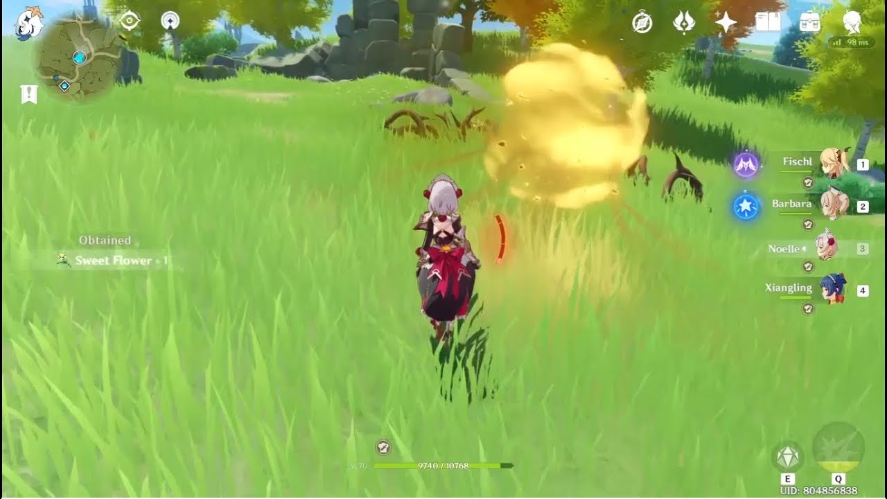 Genshin Impact - How to Get Mora Ley Line Outcrop:Blossom of Wealth ft Noelle DPS - YouTube