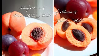 Анонс платного МК реалистичные персики и абрикосы