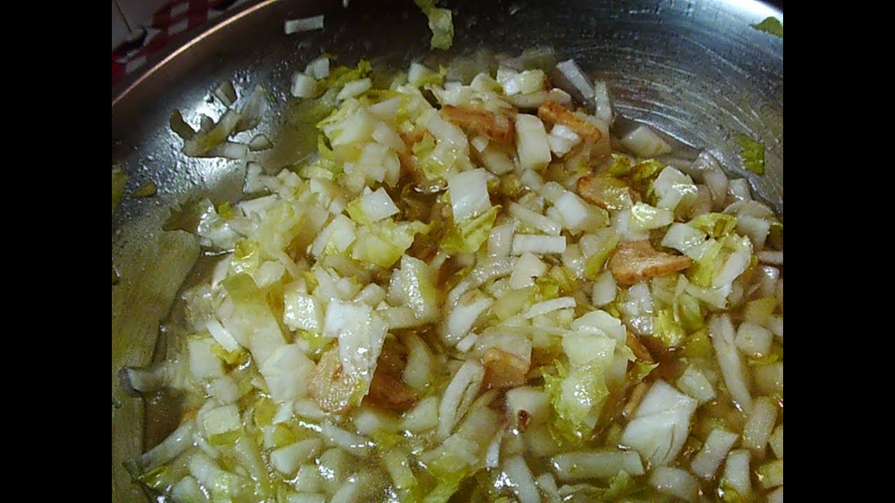 Ensalada de endivias al ajillo