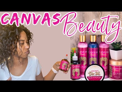 CANVAS BEAUTY BRAND PRODUCTS | Does the Hair Growth Serum Really Work?  👀Honest Review on Type 4 Hair - YouTube
