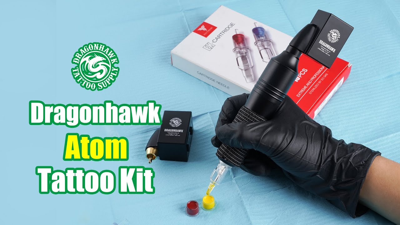 Dragonhawk Atom Wireless Tattoo Kit Introduction 