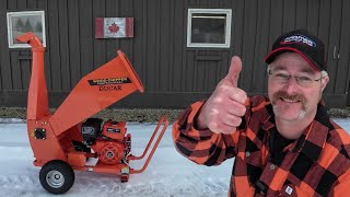 Overview, assembly and initial start up of the Ducar 5' 15hp gas engine wood chipper. by Farmer Equipment Sales 3,356 views 2 months ago 22 minutes