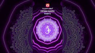 1 Min | CROWN CHAKRA "Quick Heal" @meditativemind #shorts