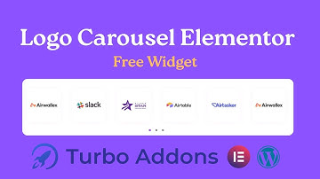 How to use Logo Carousel Elementor Free Widgets | Turbo Addons