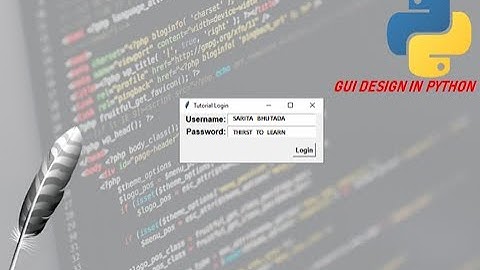 GUI TITLE TKINTER PYTHON