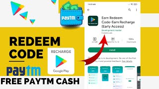Earn Redeem Code Earn Recharge App - Google Play Gift Card Earning App - Free Redeem Code screenshot 2