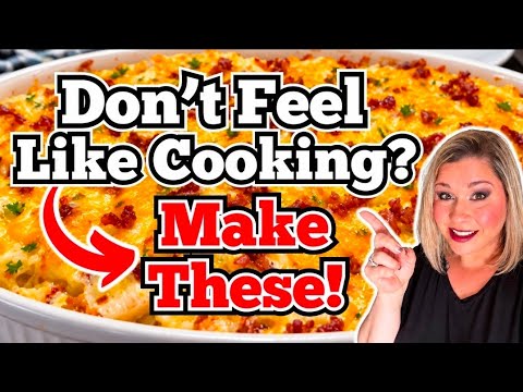4 AMAZING Recipes to Make when YOU DON’T FEEL Like COOKING! | LAZY MOM MEALS