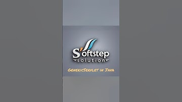 GenericServlet #servlet #java #webapp #shorts #softstepsolution