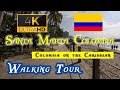 🇨🇴【4K 60fps】WALK - Santa Marta ~ walking Tour - Colombia