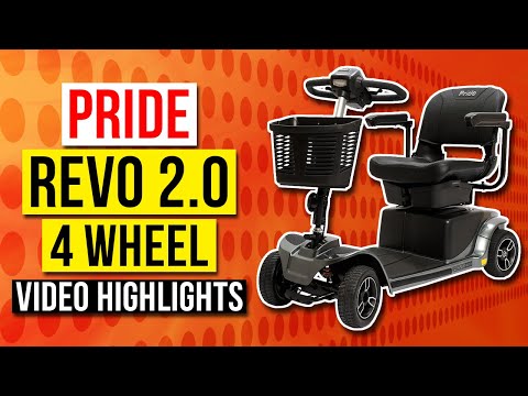 Revo 2.0 Pride Mobility Trottinette électrique 4 roues S67 +