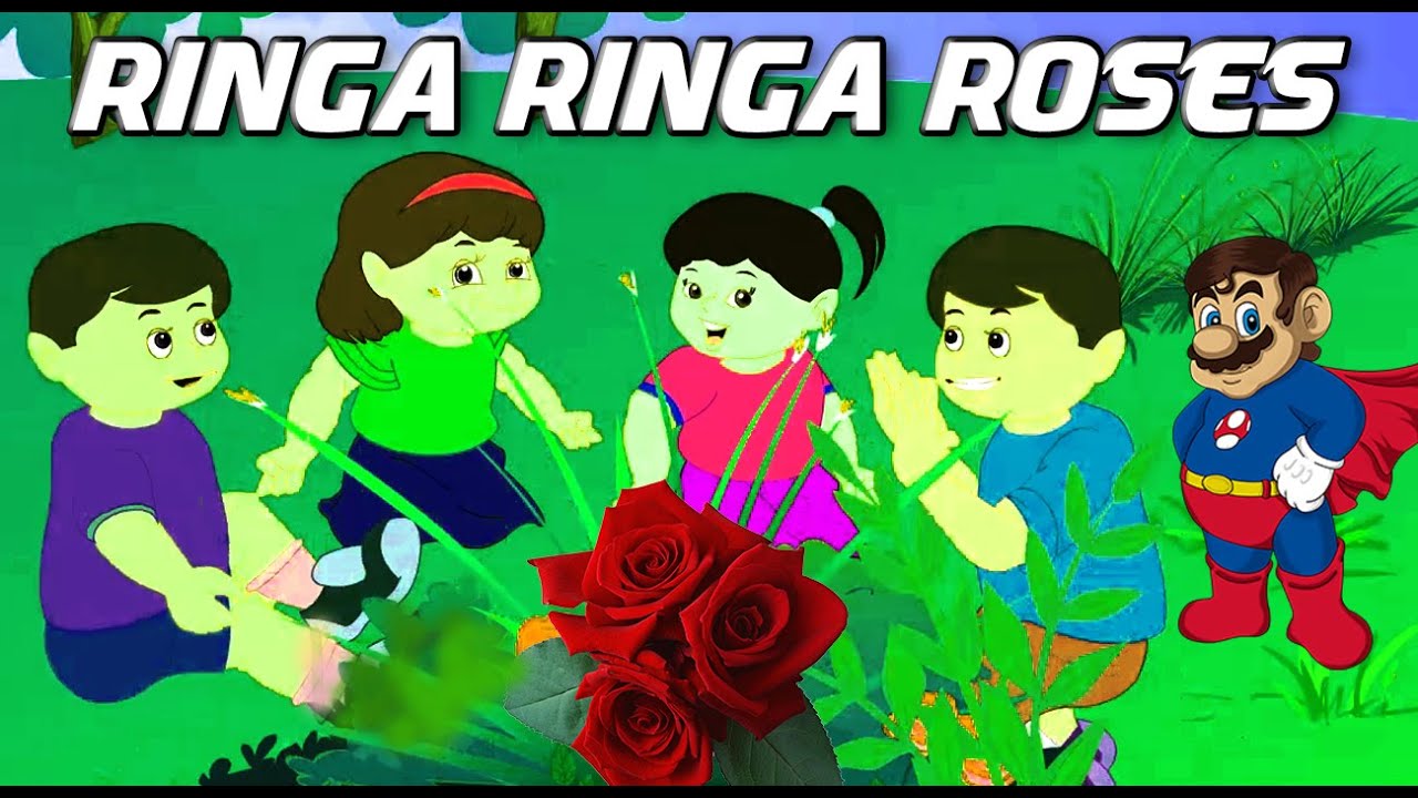 Ringa Ringa Roses English Nursery Rhyme for Kids and Childrens - YouTube