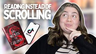 Reading Instead of Scrolling | A Screen Time Experiment