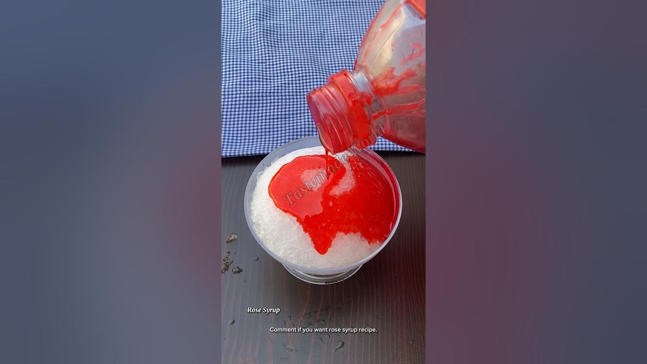 Homemade Shaved Ice 🍧 Recipe Snow Ice, Slushy, Shave Ice Cream, Gola