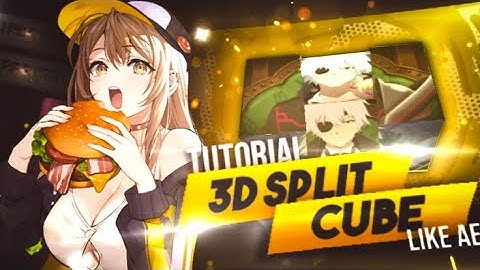 TUTORIAL - 3D SPLIT CUBE ON ALIGHT MOTION