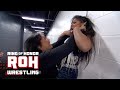 The roh womens world champion athena tries to blindside nyla rose  roh tv 021524