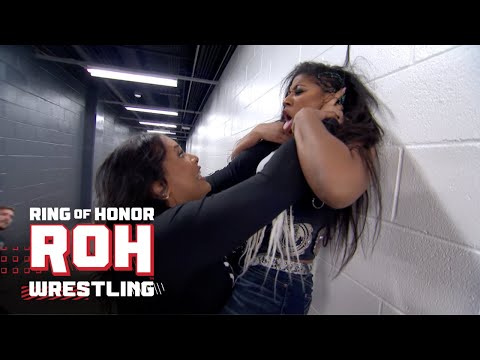 The #ROH Women's World Champion Athena tries to blindside Nyla Rose! | #ROH TV 02/15/24