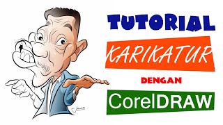 Cara Mudah Membuat Karikatur dengan Corel Draw || Tutorial Corel Draw || Karikatur Tukul Arwana