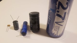 SuperCapacitors & Electrolytic Capacitors - Basic Introduction