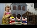 ТРИ ПОРОСЁНКА И СЕРЫЙ ВОЛК Сказка для детей The three little Pigs and Grey Wolf.