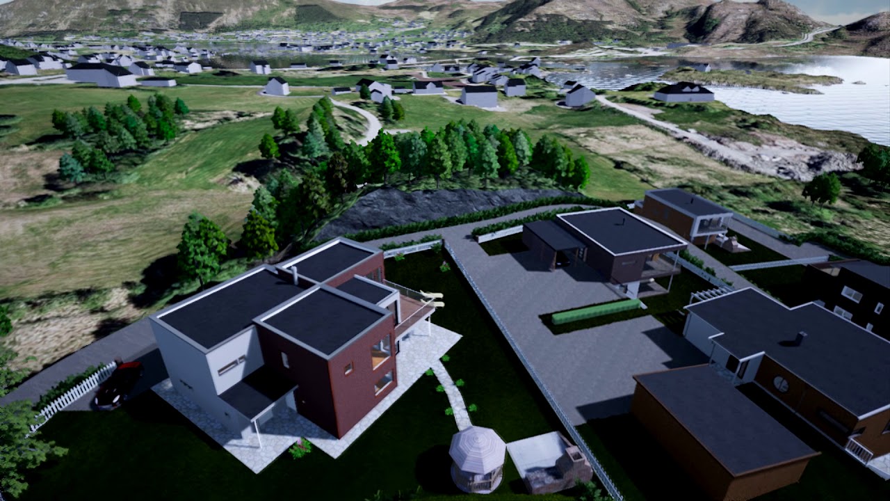 Presentasjon for utbygging på Berge, Fosnavåg i Herøy kommune