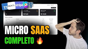 Criando Micro SaaS do zero com Next JS, Stripe, TailwindCSS - AULA 01