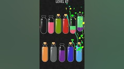 Soda Sort Puzzle Color Water Game Level 66 67 68 69 70 WalkThrough Solution Gameplay