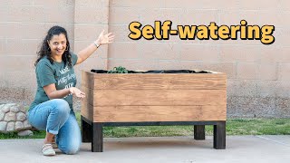 DIY SelfWatering Raised Planter Bed (Subirrigation system)