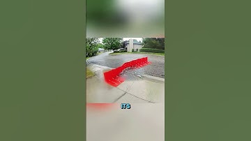Genius L-Shaped Flood Barrier Holds Back Water! #popularscience #interestingfacts #smartdesign