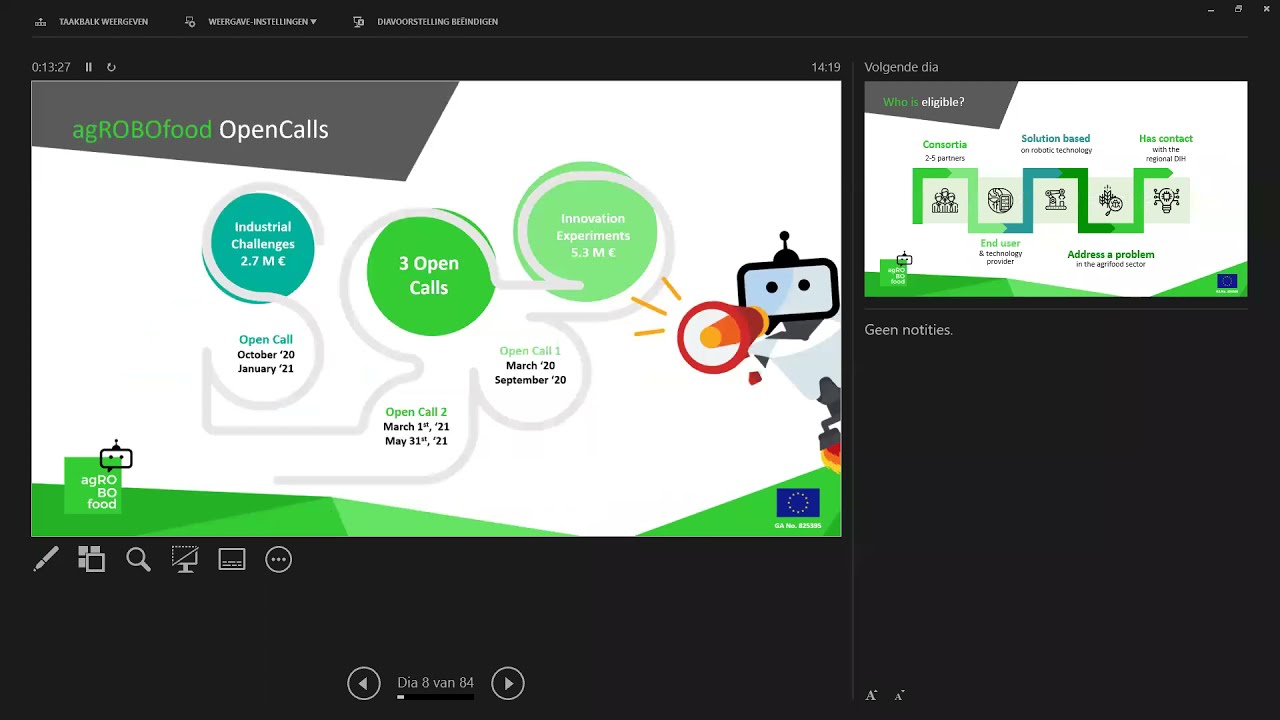 FIRA OD 21 - PITCH: Agrobofood Project: results and new open call