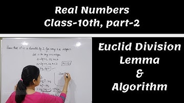 Real Numbers ||Class 10th Part 2 || Euclid division lemma Questions & Euclids Division Algorithm