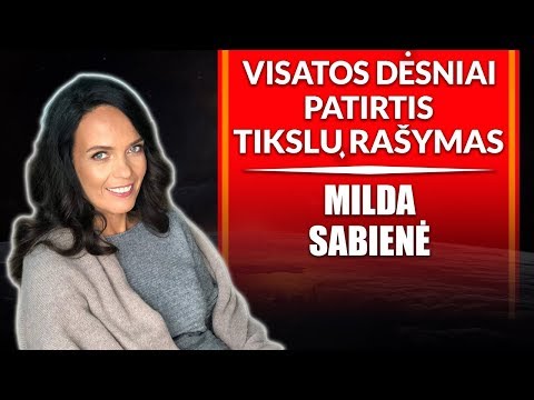 URBIETIS PODCAST #31 MILDA SABIENĖ. VISATOS DĖSNIAI. PATIRTIS. TIKSLŲ RAŠYMAS.