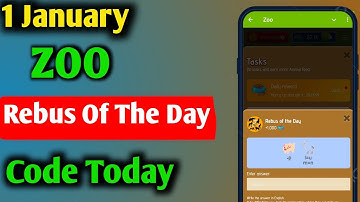 Rebus Of The Day Zoo 1 January | Zoo Rebus Of The Day I Rebus Of The Day Zoo Code