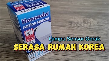 Lampu Sensor Gerak Otomatis  HANNOCHS - Murah Terbaik!