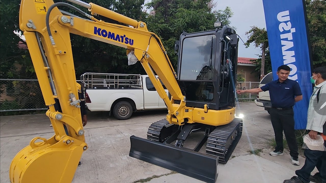 รถขุดเล็กราคาโดน‼️ ยอดจองเพียบ เปิดตัวรุ่น 3ตันกับ4.5ตัน. ☎️080-843-2910 #รถขุด #โคมัสสุ