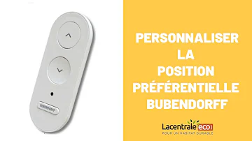 Comment reprogrammer une télécommande Bubendorff ?