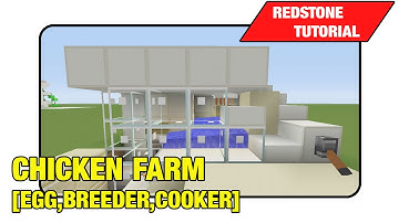 Chicken Farm [Egg/Breeder/Cooker] "Tutorial" (Minecraft Xbox 360/One/Ps3/Ps4 TU17)