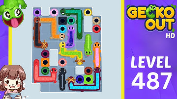 Gecko Out Level 487 Solution Walkthrough