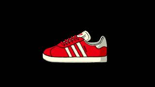 adidas gazelle drawing